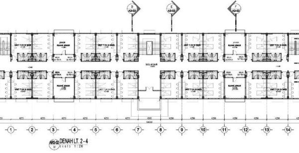 Desain kamar rumah kos lengkap mahasiswa