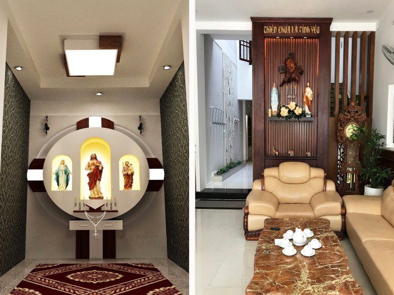 Desain interior tempat sholat dalam rumah